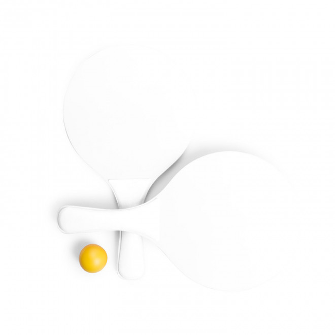 RAQUETTES PERSONNALISABLES 'SUMMER COLOR' - blanc