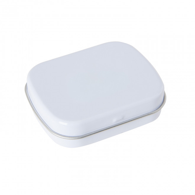 BOITE CHARNIERE BONBONS PERSONNALISABLE 'WIMO' - blanc