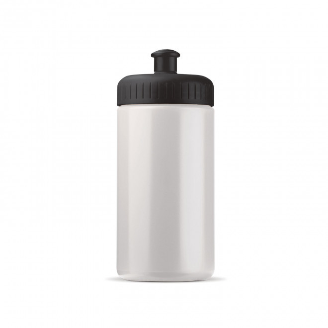 RAPIDE 4J - GOURDE PERSONNALISABLE 500ML CORPS OPAQUE BLC BIO 'TRAIL' - noir