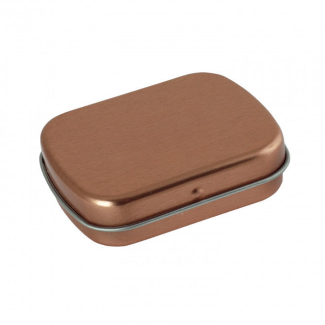 BOITE CHARNIERE BONBONS PERSONNALISABLE 'WIMO' - or rose