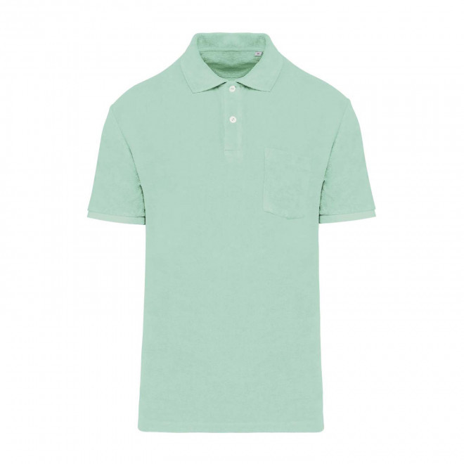 POLO EPONGE HOMME PERSONNALISABLE 'SPONGE SPIRIT' - menthe