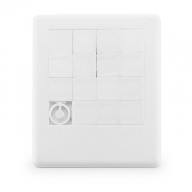 MINI PUZZLE CASSE TETE PERSONNALISABLE  'GUS' - blanc