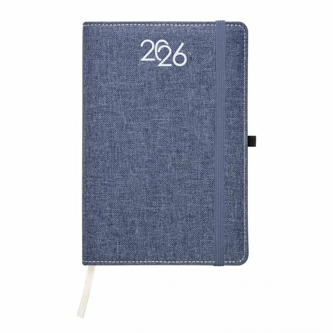 AGENDA SEMAINIER R-PET PERSONNALISABLE 'AGOSTO' - bleu