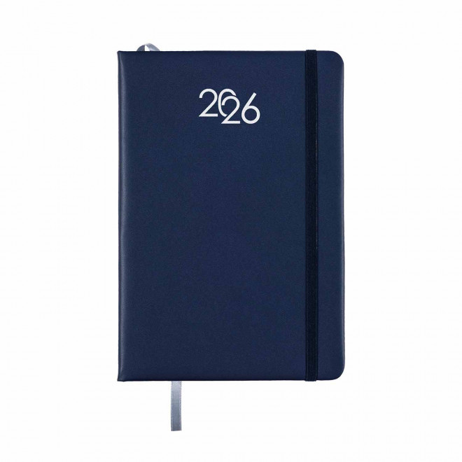 AGENDA SEMAINIER PERSONNALISABLE 'MARCHO' - bleu marine
