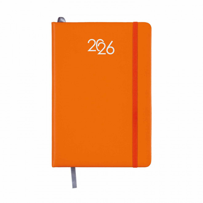 AGENDA SEMAINIER PERSONNALISABLE 'MARCHO' - orange