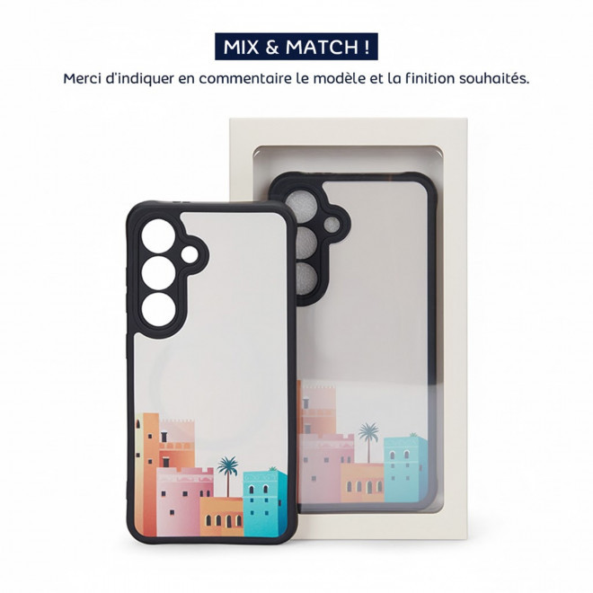 COQUES TELEPHONE MAGNETIQUES PERSONNALISABLE 'CASIX' - Mix and Match