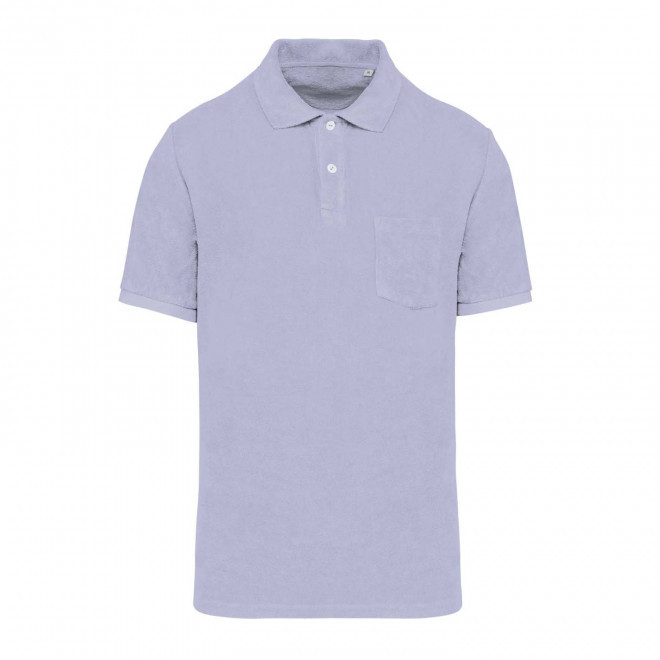 POLO EPONGE HOMME PERSONNALISABLE 'SPONGE SPIRIT' - lilas