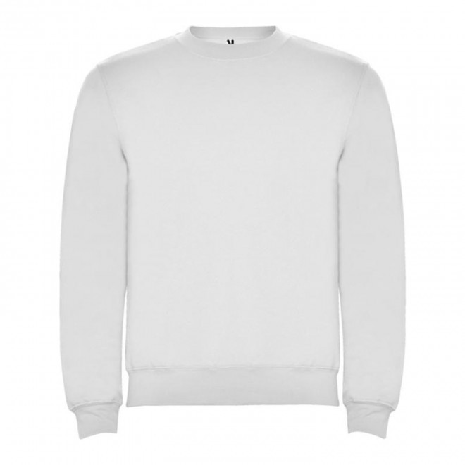 SWEAT-SHIRT COL ROND MIXTE PERSONNALISABLE 'RAPHAEL' - blanc