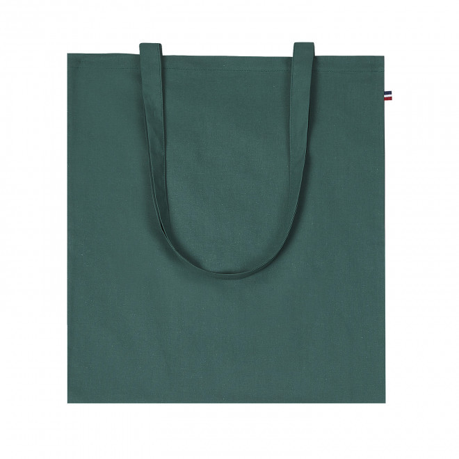TOTE BAG PERSONNALISABLE MADE IN FRANCE 'THOMAS' - vert