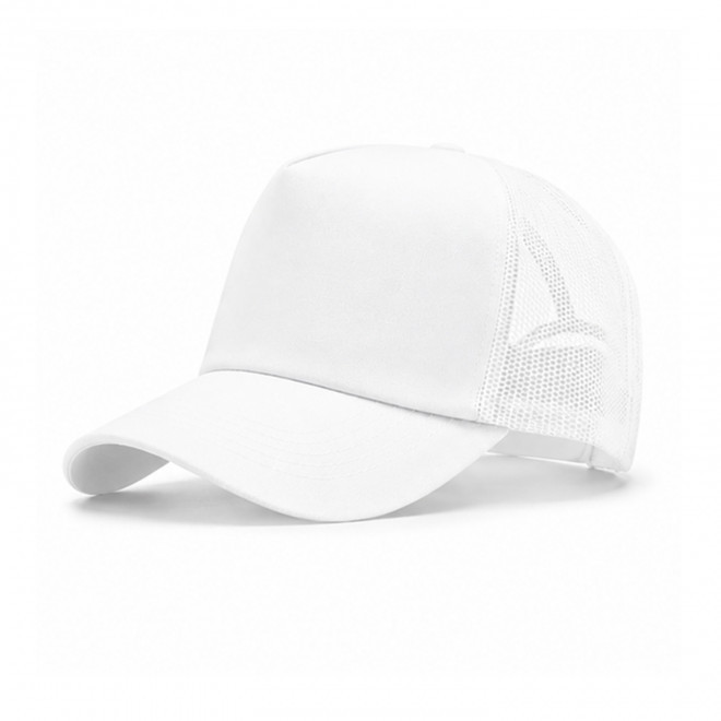 CASQUETTE TRUCKER FILET PERSONNALISABLE 'MARYLINE' - blanc