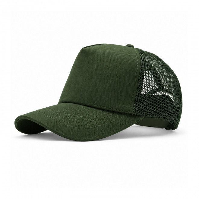 CASQUETTE TRUCKER FILET PERSONNALISABLE 'MARYLINE' - vert