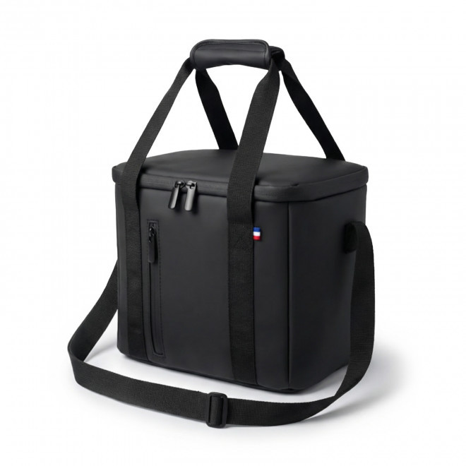SAC ISOTHERME PERSONNALISABLE PU ORIGINE FRANCE 'ANTHONY' - noir