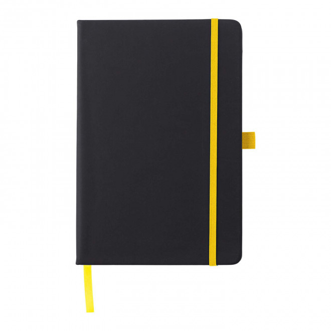 CARNET RIGIDE PUBLICITAIRE A5 'LEVENTO' - jaune