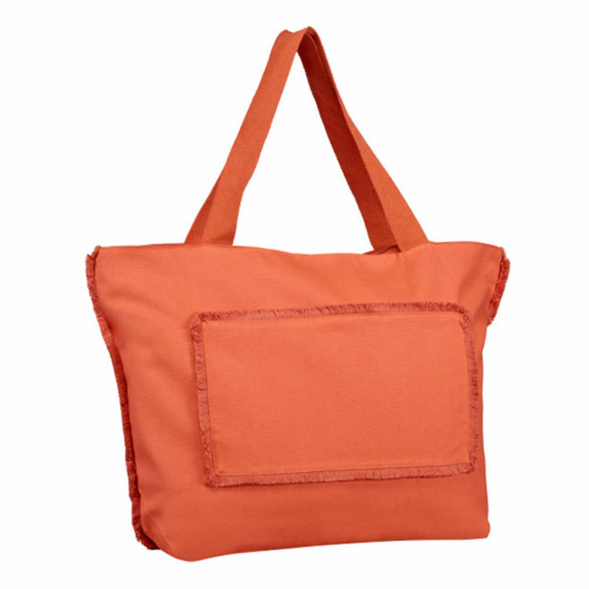 SAC CABAS COTON PERSONNALISABLE 320 GR/M2 'SESTEO' - corail