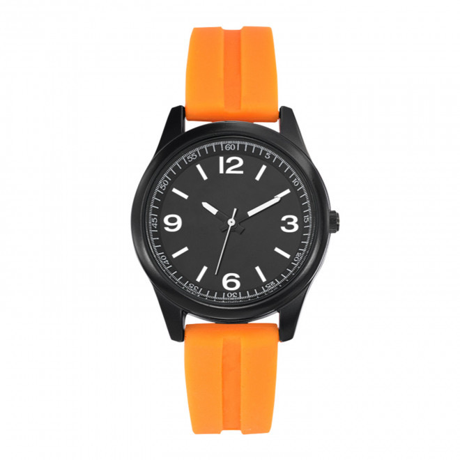 MONTRE SILICONE FEMME PERSONNALISABLE 'FLORIANE' - orange