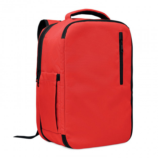 SAC A DOS CABINE PUBLICITAIRE 'ENPAK' - rouge