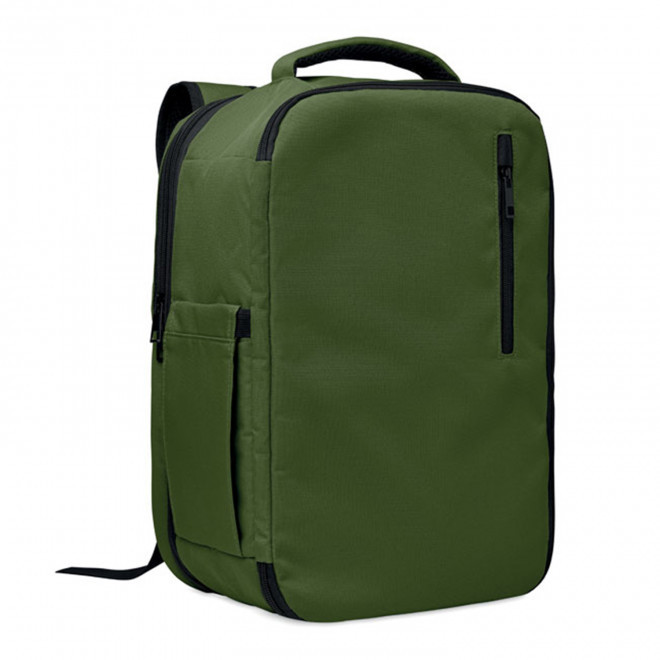 SAC A DOS CABINE PUBLICITAIRE 'ENPAK' - vert fonce
