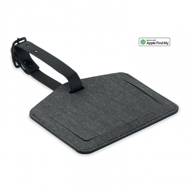 ETIQUETTE BAGAGE PERSONNALISABLE GEOLOCALISABLE 'BAGATRAC' - noir
