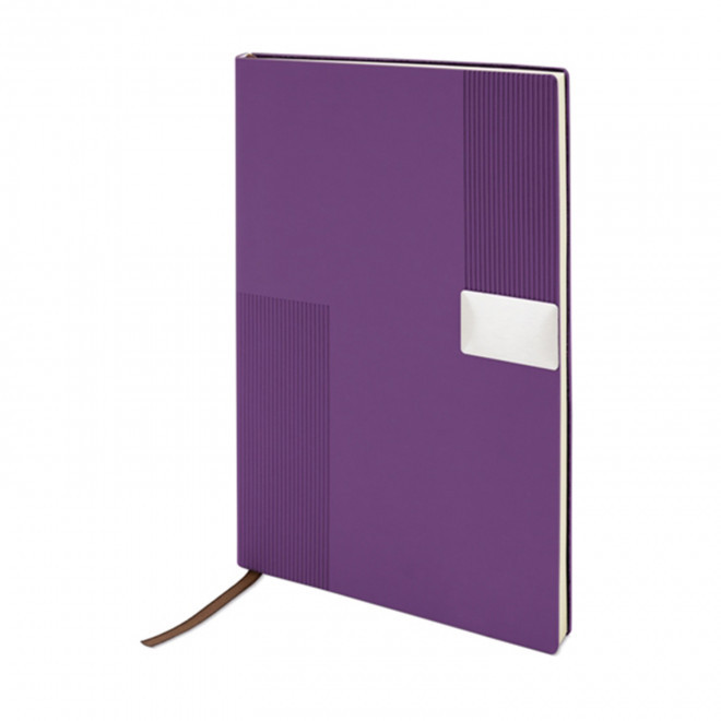 CARNET A5 RPET PERSONNALISABLE 'JEAN' - violet