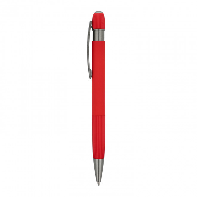 STYLO PUBLICITAIRE EN ALUMINIUM 'POLUX MAT' - rouge