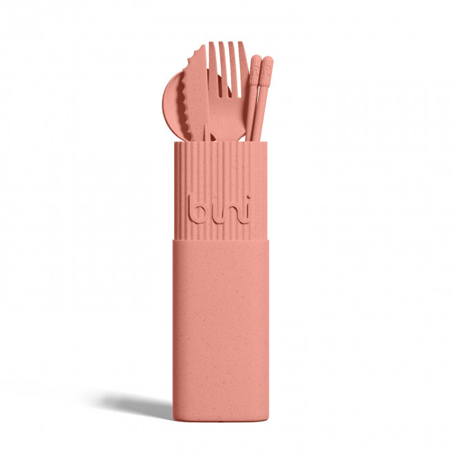 SET DE COUVERTS PERSONNALISABLE 'BINIKIT' - rose