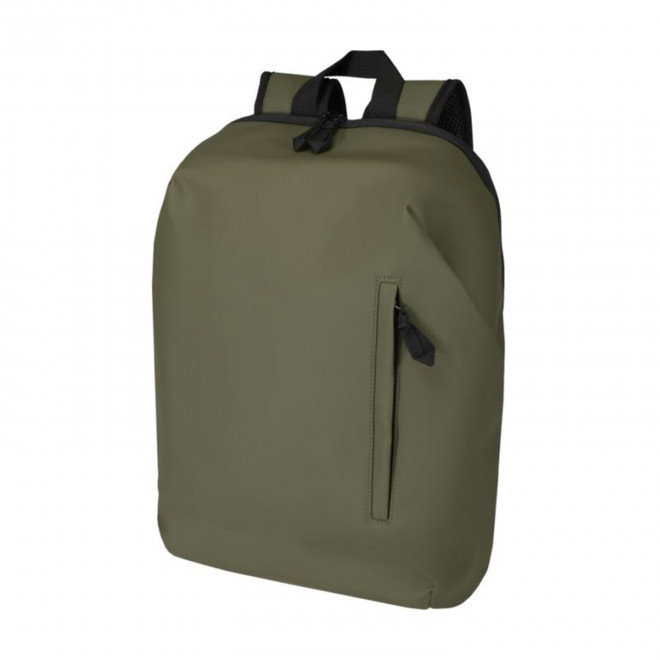 SAC A DOS ANTIVOL PU RECYCLE PERSONNALISABLE 'PETRAS' - vert forêt