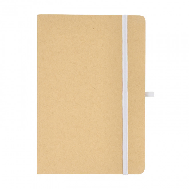 CARNET A5 CARTON LIGNE 'HORUS PLUS' - blanc
