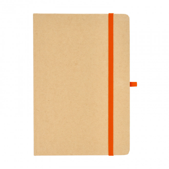 CARNET A5 CARTON LIGNE 'HORUS PLUS' - orange