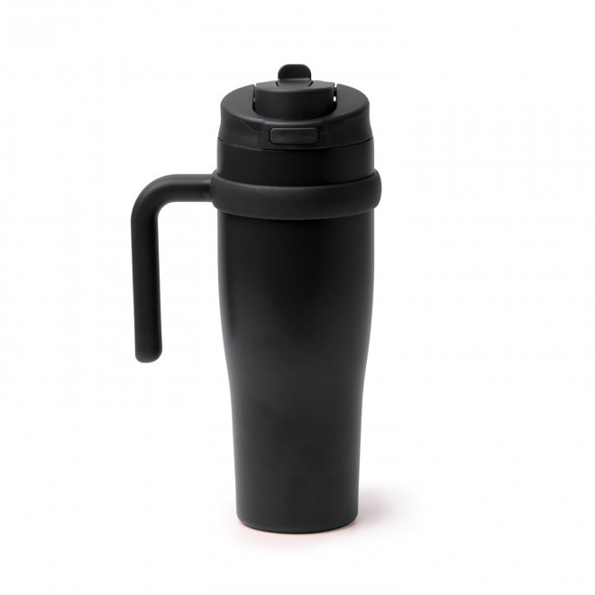 MUG NOMADE ISOTHERME 900ML PERSONNALISABLE 'VERSATI' - noir
