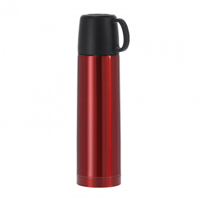 BOUTEILLE ISOTHERME PERSONNALISABLE 500ML 'CHATEL GOBELET' - rouge