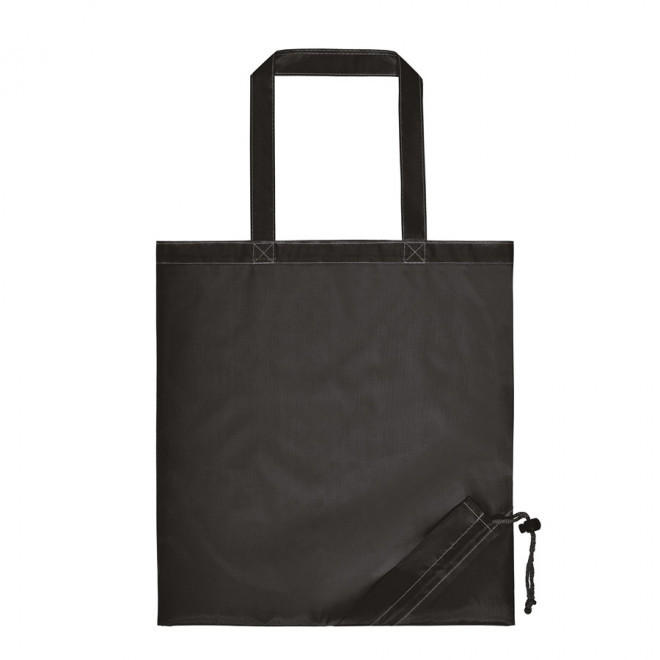 TOTE BAG PLIABLE PERSONNALISABLE 'ASIA' - noir