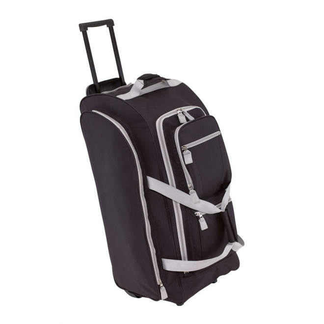 SAC DE VOYAGE TROLLEY PERSONNALISÉ 'KANO' - noir