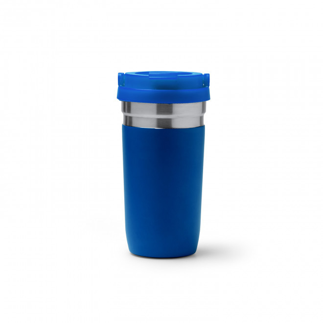 MUG ISOTHERME PERSONNALISABLE 550ML 'PIPOP' - bleu
