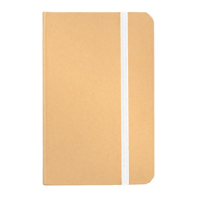 CARNET PERSONNALISABLE A5 'HORUS' NON LIGNÉ - blanc