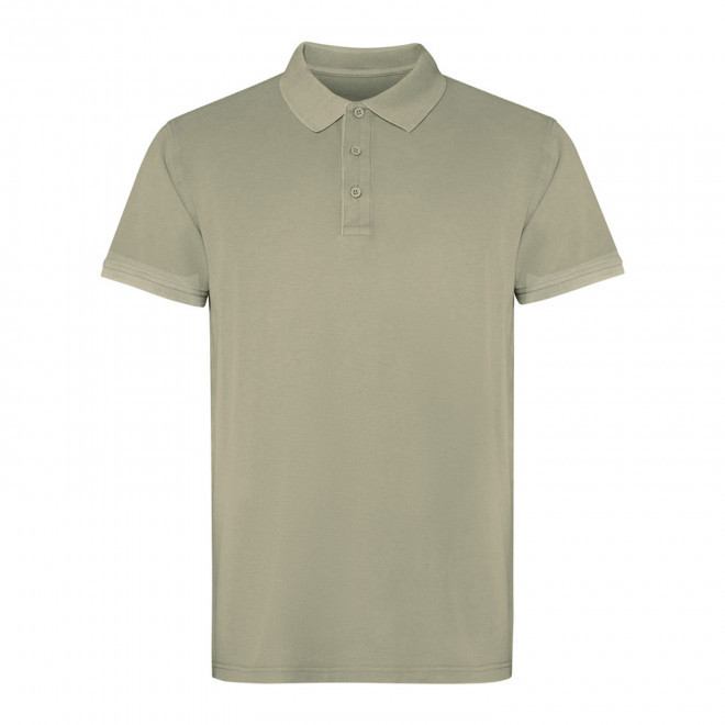 POLO MIXTE PERSONNALISABLE 'COBAIN' - vert kaki