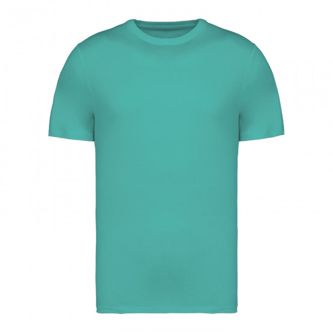 TEE-SHIRT MIXTE PERSONNALISABLE 180G COULEUR 'LIGNAGE' - turquoise