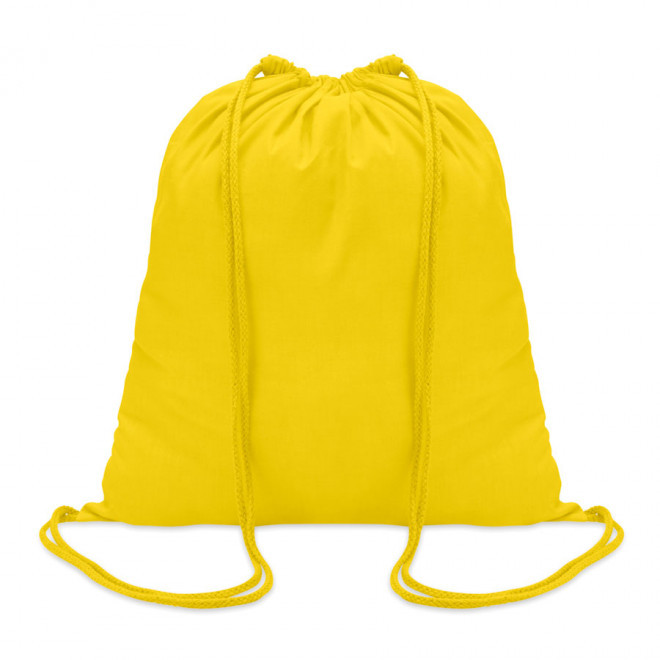 SAC À DOS PUBLICITAIRE EN COTON 'RHIDA COULEUR' 100 GR/M² - jaune