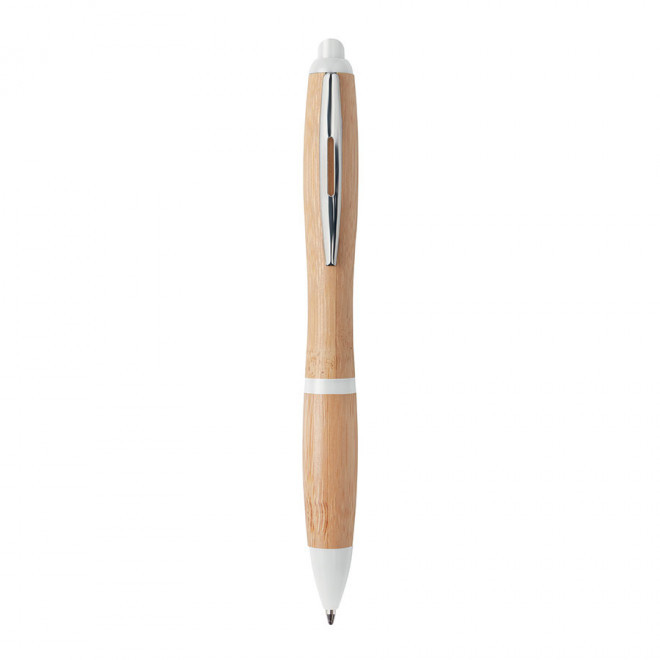 STYLO PUBLICITAIRE 'RIOWOOD COLOR' - blanc