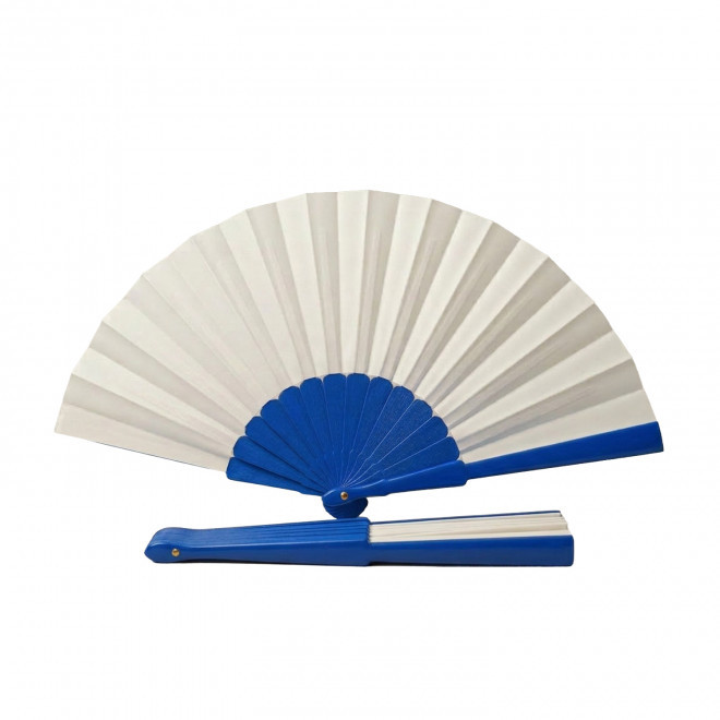 EVENTAIL GEANT EN PLASTIQUE PERSONNALISABLE 'FANNY GEANT XXL' - bleu