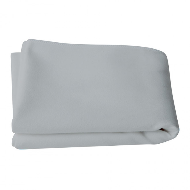 SERVIETTE MICROFIBRE PUBLICITAIRE 70x140 CM 'POLLY'  - gris