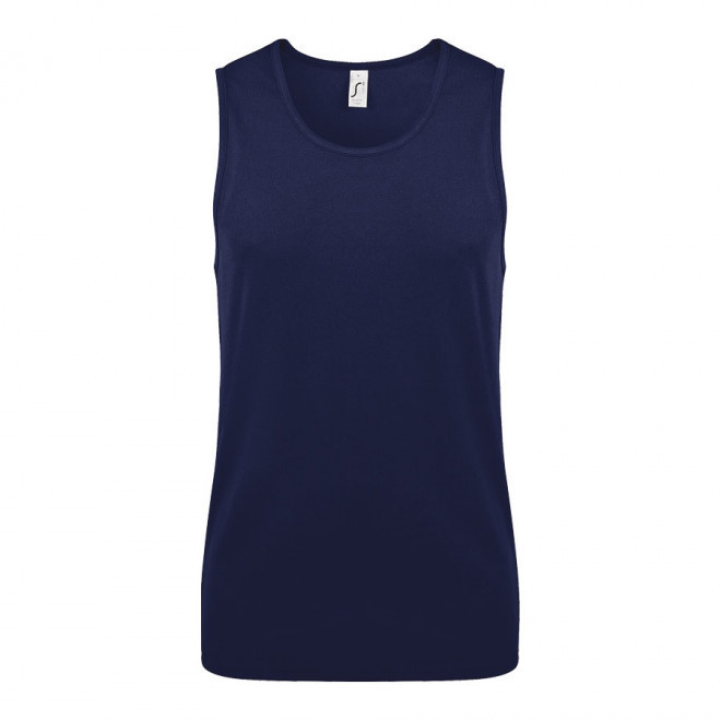 DÉBARDEUR PERSONNALISÉ HOMME 'SPORTY' - marine