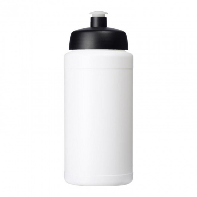 GOURDE SPORT 500ML PERSONNALISABLE 'ULTRARUN' - blanc/noir