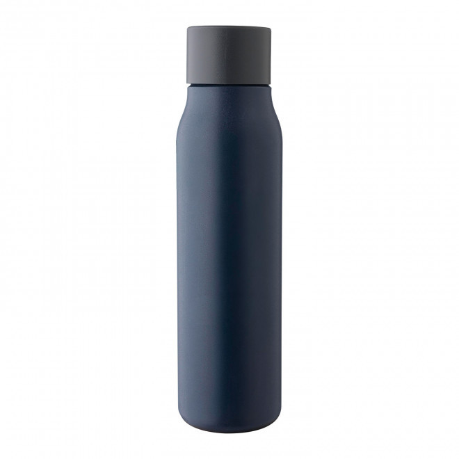 BOUTEILLE ISOTHERME PERSONNALISABLE 600ML RECYCLE 'CASYU' - bleu