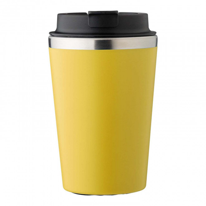 MUG ISOTHERME 350 ML 'TOODI COLOR' - jaune