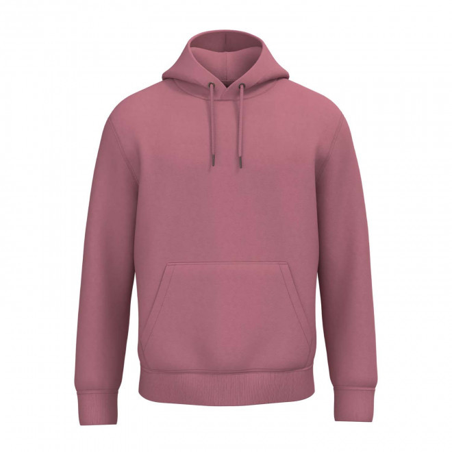 SWEAT-SHIRT MIXTE CAPUCHE PERSONNALISABLE 'NATIF' - rose