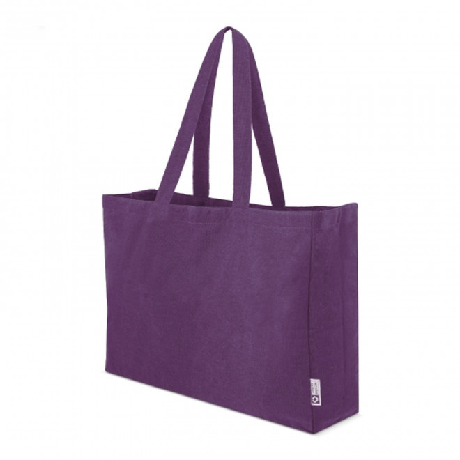 SAC EN COTON XXL PERSONNALISABLE 'EXTRAZ' - violet