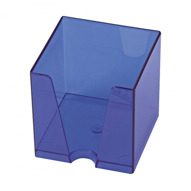 SUPPORT BLOC PAPIER PUBLICITAIRE 'KUALA' - bleu foncé translucide