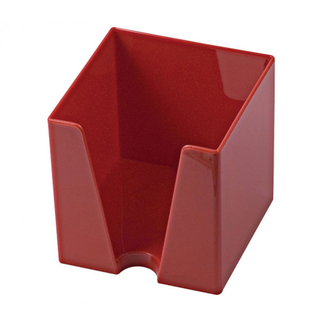 SUPPORT BLOC PAPIER PUBLICITAIRE 'KUALA' - rouge opaque