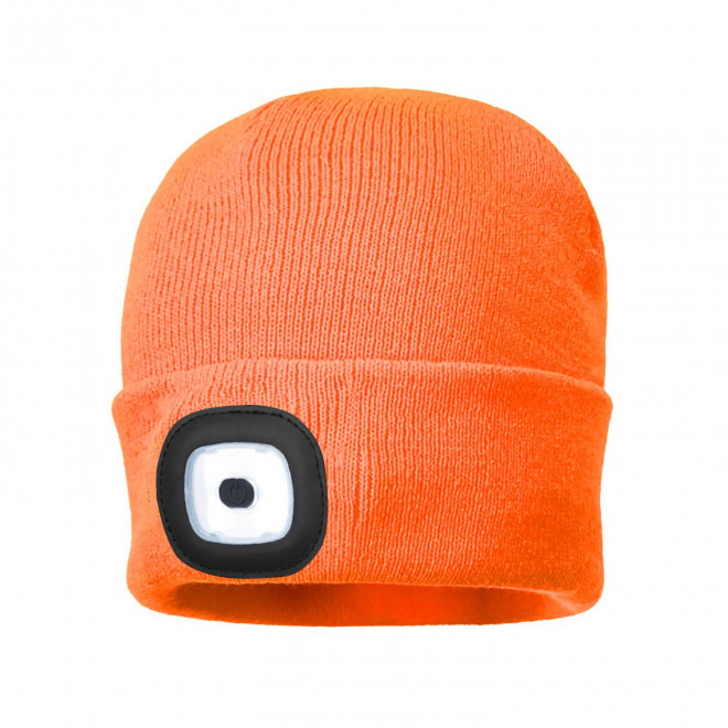 BONNET LED COQUE PERSONNALISABLE 'BOLIGHT PRO' - orange fluo
