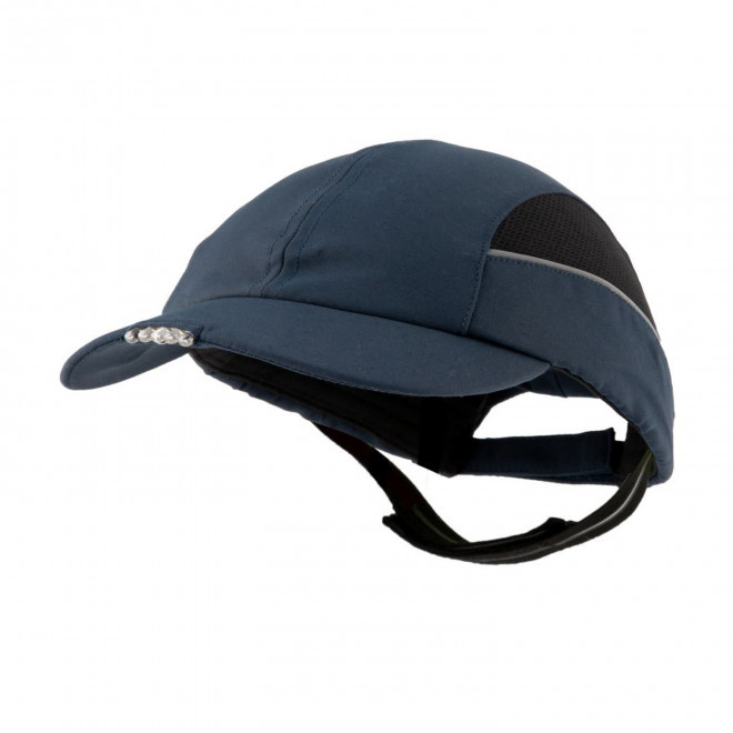CASQUETTE DE SECURITE PERSONNALISABLE 'SECUCAPE LED' - bleu marine